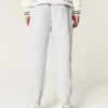 Pantalones de chándal de felpa relajados