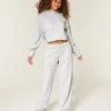 Pantalones de chándal de pierna ancha