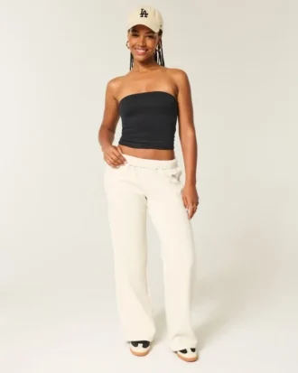 Pantalones de chándal de pierna ancha