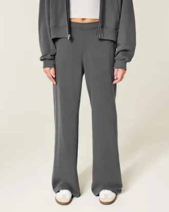 Pantalones de chándal de pierna ancha