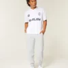Pantalones de chándal de punto elástico
