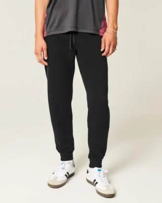 Pantalones de chándal de punto elástico
