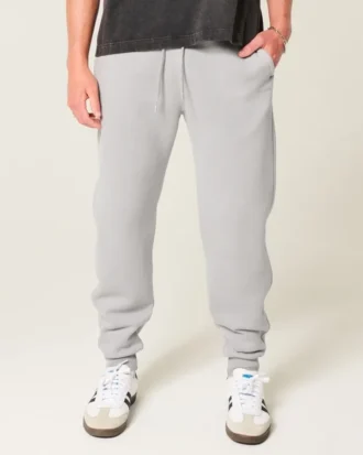 Pantalones de chándal de punto elástico