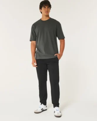 Pantalones de chándal de sarga relajados