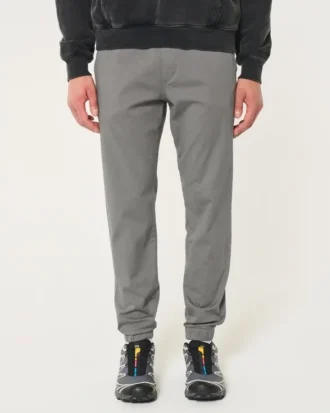 Pantalones de chándal de sarga relajados