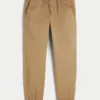 Pantalones de chándal de sarga relajados