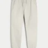 Pantalones de chándal de sarga relajados Pantalones de chándal de sarga relajados