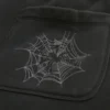 Pantalones de chándal holgados con bordado de araña