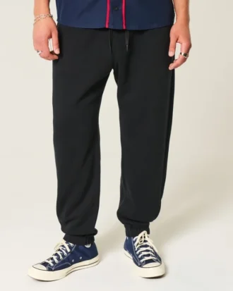 Pantalones de chándal holgados con cordón