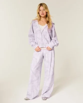 Pantalones de chándal holgados con estampado de camuflaje