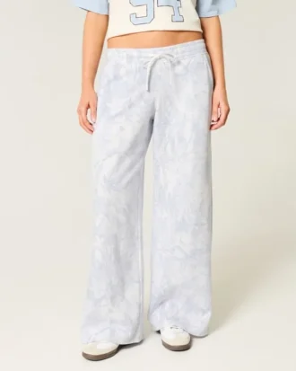 Pantalones de chándal holgados con estampado de camuflaje
