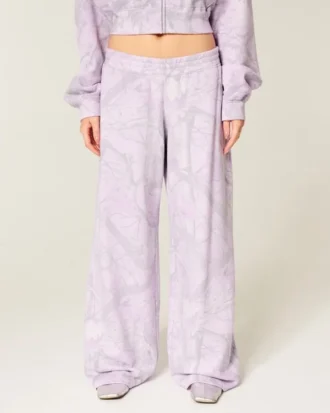 Pantalones de chándal holgados con estampado de camuflaje