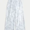 Pantalones de chándal holgados con estampado de camuflaje azul