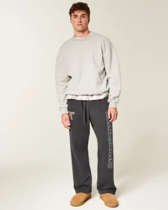 Pantalones de chándal holgados con estampado de los Longhorns de la Universidad de Texas en Austin