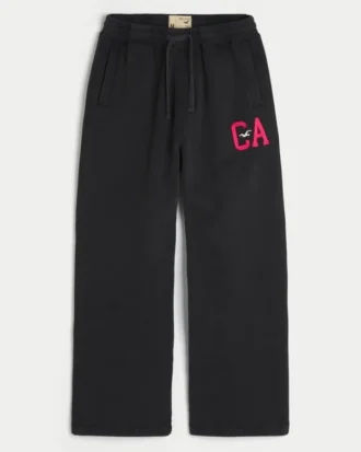 Pantalones de chándal holgados con estampado del logotipo de Vault Release