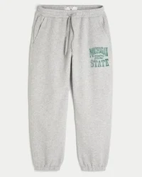 Pantalones de chándal holgados con estampado gráfico de los Spartans de la Universidad Estatal de Míchigan