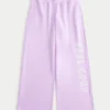 Pantalones de chándal holgados con gráfico Feel Good de Hollister