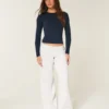 Pantalones de chándal holgados con gráfico Senior