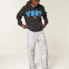 Pantalones de chándal holgados de camuflaje