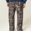 Pantalones de chándal holgados de camuflaje