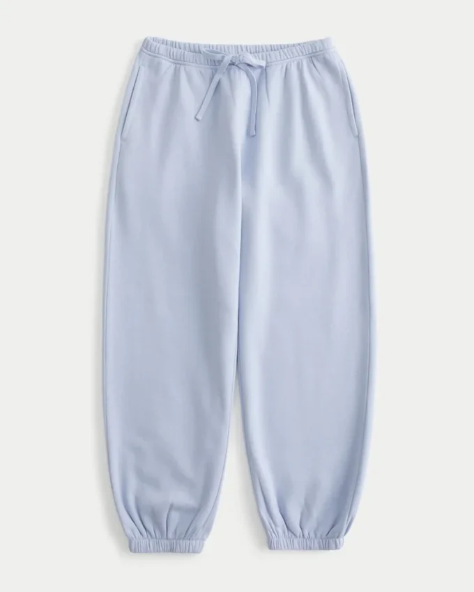 Pantalones de chándal holgados de felpa