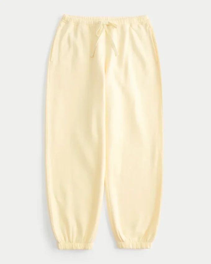 Pantalones de chándal holgados de felpa