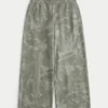 Pantalones de chándal holgados Olive Camo