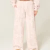 Pantalones de chándal holgados rosa camuflaje