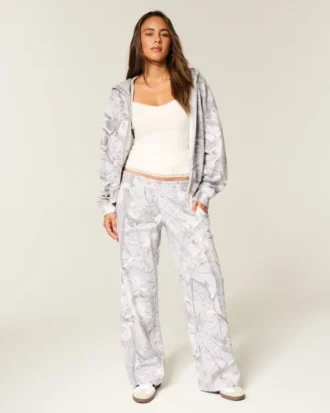 Pantalones de chándal holgados Snow Camo