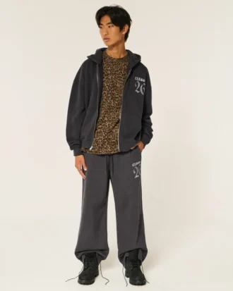 Pantalones de chándal superholgados con estampado «Class of 26».