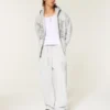 Pantalones de chándal superholgados con estampado de ángel