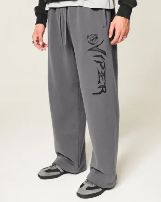 Pantalones de chándal superholgados con estampado Dodge Viper