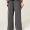 Pantalones de chándal superholgados con gráfico de doble llama