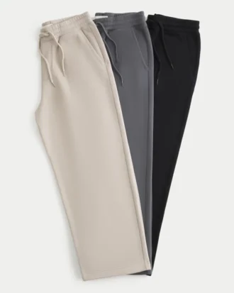 Pantalones de chándal superholgados, paquete de 3