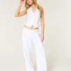 Pantalones de cintura baja y pierna ancha Livvy de Hollister