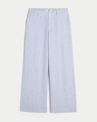 Pantalones de cintura baja y pierna ancha Livvy de Hollister