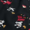Pantalones de pijama de franela con estampado de Tom y Jerry