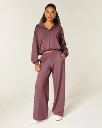 Pantalones holgados con puntas en forma de corazón Gilly Hicks Active Recharge