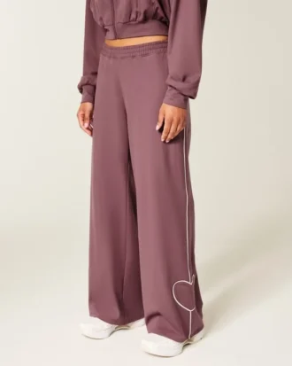 Pantalones holgados con puntas en forma de corazón Gilly Hicks Active Recharge