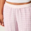 Pantalones holgados de franela