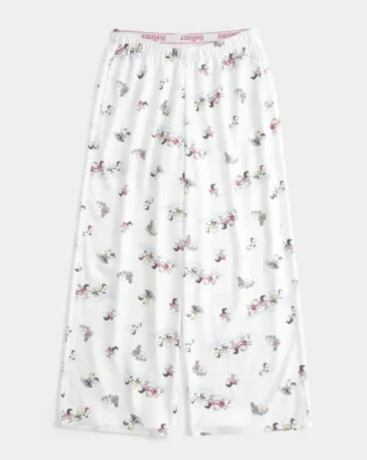 Pantalones holgados de franela