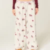 Pantalones holgados de franela