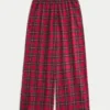 Pantalones holgados de franela