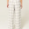 Pantalones holgados de franela