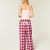 Pantalones holgados de franela
