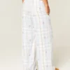 Pantalones holgados de franela