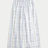 Pantalones holgados de franela