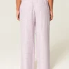 Pantalones holgados de franela