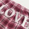 Pantalones holgados de franela