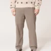Pantalones holgados de mezcla de lino